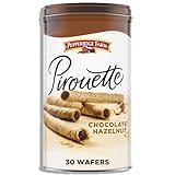Pepperidge Farm Cr��me Filled Pirouette Rolled Wafers, Chocolate Hazelnut, 13.5-ounce can by Pepperidge Farm [Foods]