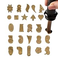 Tampon à Bois | Kit De Marquage De Lettres Pour La Combustion Du Bois