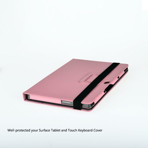 Case for Surface Pro 1st/ Surface Pro 2 - onWay Premium Folio Case Cover with Stand for Microsoft Surface Pro 1st/ Surface Pro 2 (Does not fit Windows RT Version), Light Pink