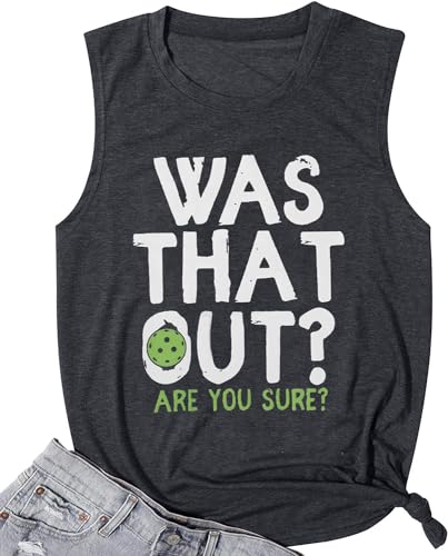 LIWYLU Pickleball Tank Top Women Pickleball Player Gift Shirt Summer Casual Sports Tee Sleeveless...