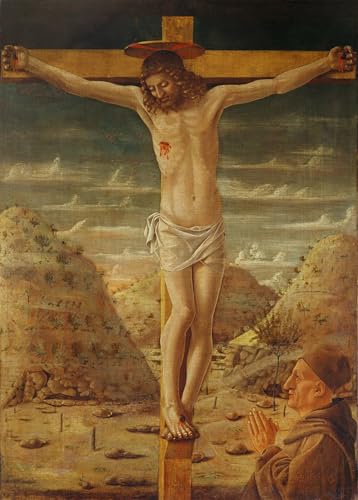 Impression tableaux graffiti d'artiste célèbre crucifixion premium 60x90cm