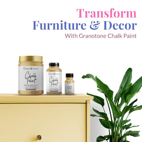 Image of GRANOTONE Chalk Paint Drab Brown 250 ml Matte Finish