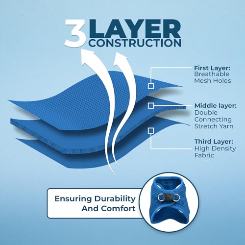 image for Best Pet Supplies Voyager Step-in Air Harness - All Weather Mesh, Refl