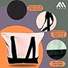 MINIMARG Heavy Duty 100% Cotton Canvas Tote Bag With Zip and external pocket, Suitable for Daily Grocery, Travel, Shopping, Events and Gifts, Sturdy Reusable Women Beach Tote Bag (Natural/Black) #5