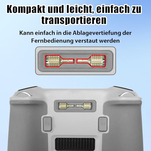 Joystick do DJI RC/RC 2 – 3 pary joysticków ze stopu aluminium obrabianego CNC – zamiennik do pilotów Mini 3/Mini 3 Pro/Mini 4 Pro/Air 3/Air 2S/Mavic 3 serii 3
