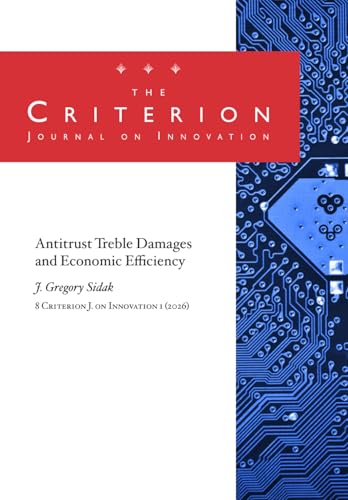 Antitrust Treble Damages and Economic Efficiency