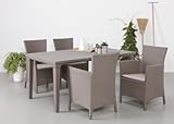 Allibert Dining Sessel Iowa mit Kissen, cappuccino/sand - 2