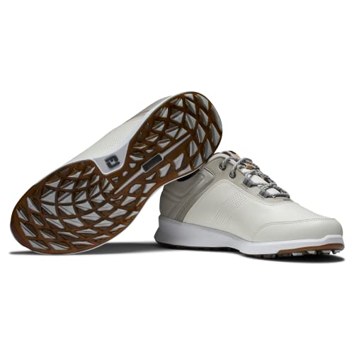 Footjoy Men's Stratos Golf Shoe, Beige/Khaki, 13 #TOP5