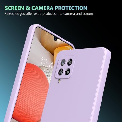 Image of for Samsung Galaxy A42 Case Purple, Scratch Resistant with Soft Touch, Slim Thin Phone Cover for Samsung Galaxy A42