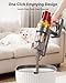 Cordless Vacuum Cleaner, 580W 48Kpa 65Mins Vacuum Cleaners for Home, Self-Standing Stick Vacuum with Auto Scrapping Dust Tech, Low Noise Rechargeable Cordless Vacuum for Hardfloor, Carpets, Pet Hair