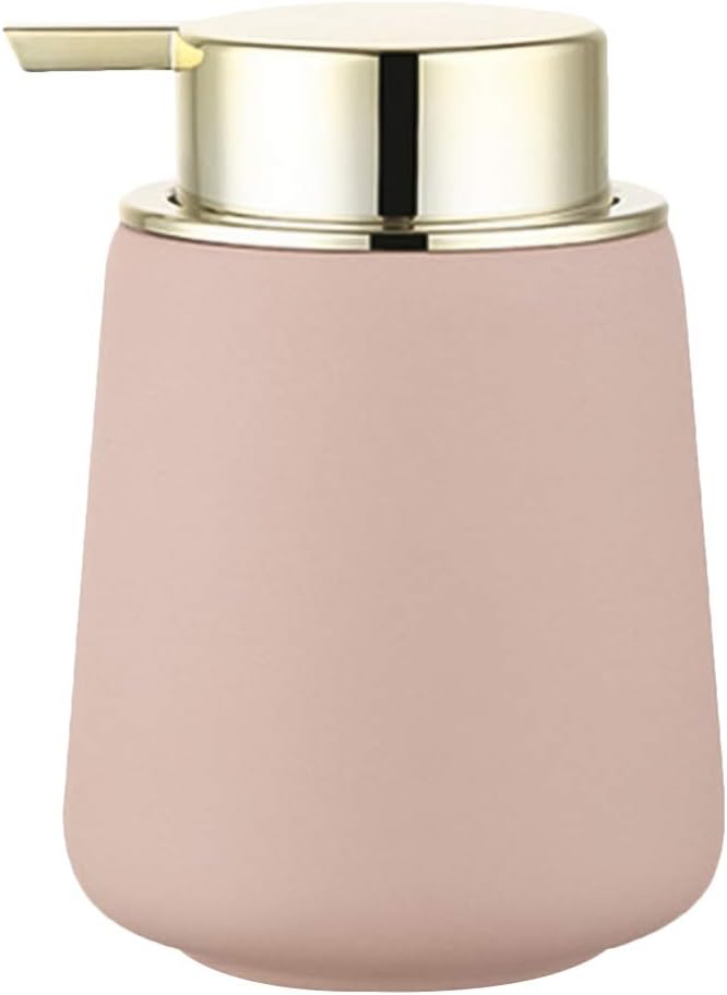 Zerodeko 1pc Hand Lotion Dispenser Bottle Push Pump Liquid Dispenser for Bathroom Refillable Soap and Lotion Container Compact and Lightweight Travel Bottle Modern Design Dusty