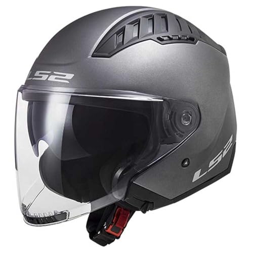 LS2, Jet-Motorradhelm COPTER II SOLID Matt Titanium, XL
