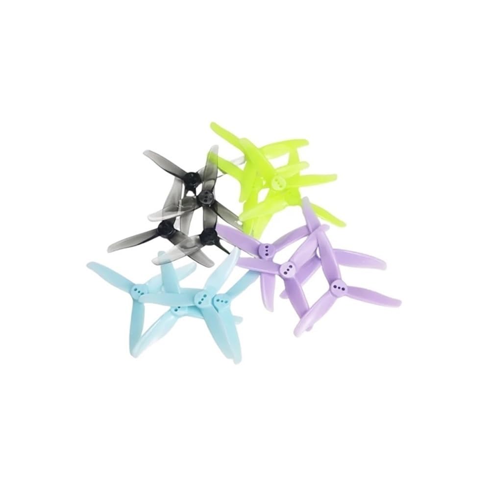 Universale 4 pz/2 paia 3016 Eliche 3 Pollici Pezzo PC per FPV Drone Mini Quadcopter Puntelli (3016 - Viola 4Pcs)