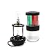 Five Oceans Tri-Color All-Around Anchor Boat Navigation Light, High Performance Polycarbonate Housing, 12V DC, Meets USCG 2 NM Rules, Mast Mount for Sailboat - FO2071