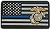 Saber Torch USMC EGA Flag Blue LINE