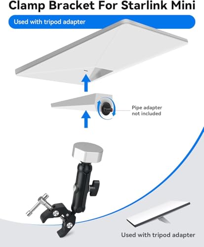 Mini Support de Serrage : Pince Réglable Anti-Vibration pour Échelles et Garde-corps