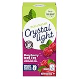Crystal Light Drink Mix, 6 Pitcher Packets, for Flavorful Hydration and Shareable Refreshment, Raspberry Iced Tea natural flavor with other natural flavor, Made with Black Tea, 1.6 oz