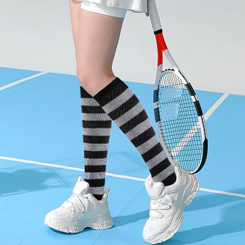 Image of Knee High Socks for Women, Long Tall Knee Tube Socks