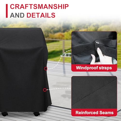 Housse de barbecue 76cm pour Weber série 210 bâche imperméable gaz - 7