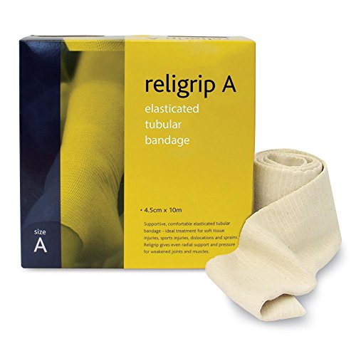 Religrip Elasticated Tubular Bandage - 10m - Size A - White