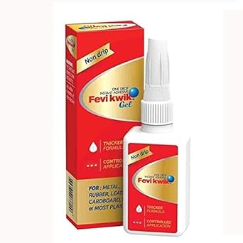 SIPPY Pidilite Multi-Purpose Fevikwik Gel One Drop Instant Adhesive 20g