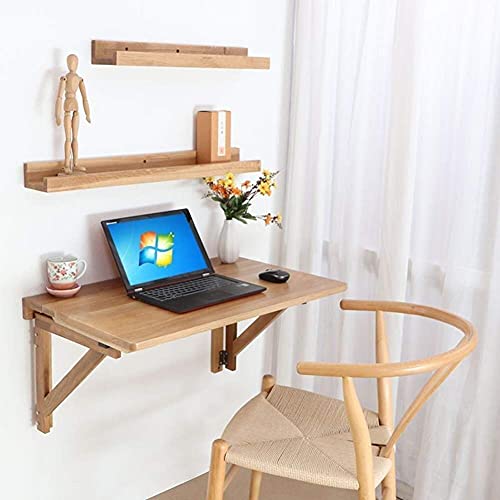 Coffee Table End Tables Folding Wall Tables Living Room/Office/Bathroom Storage Shelf Easy-To-Install Wall-Mounted Small Dinner Table Small Coffee Tables (Size : 90 * 50Cm(39.3 * 19.6)) #TOP6