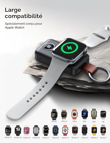 JOYROOM Power Bank pour Apple Watch, 2000mAh Chargeur Magnétiqu Portable – vue 6