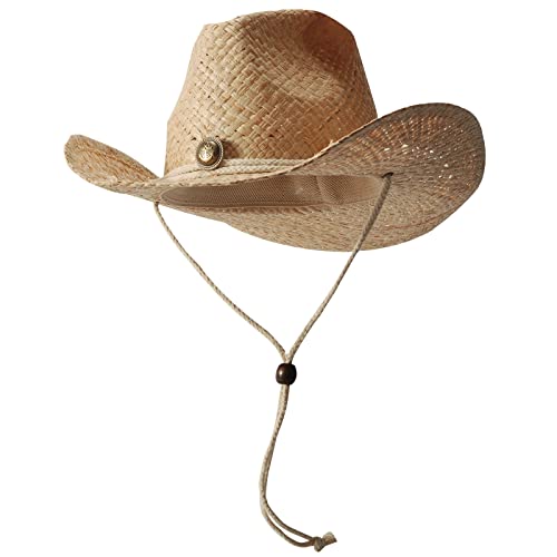 Straw Cowboy Hat For Women Cowgirl Hats Beach Sun Hat Shapeable Wide Brim Straw Hats Cowboy Cap Sunscreen Sunhats #TOP1