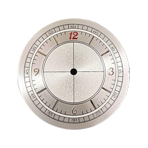 Cadran blanc 32mm r&eacute;paration montre ETA2824 pi&egrave;ce rechange PT5000