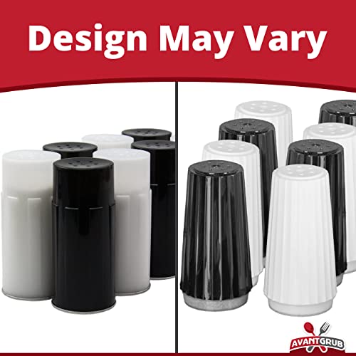 Avant Grub’s Disposable Salt & Pepper Shaker Bulk Pack: 4 Sets. Color-Coded Drop-Safe Bottles. Wholesale Pricing Used by Restaurants. Great for Weddings, Parties, Events, Celebrations & Galas. - Thumbnail 2