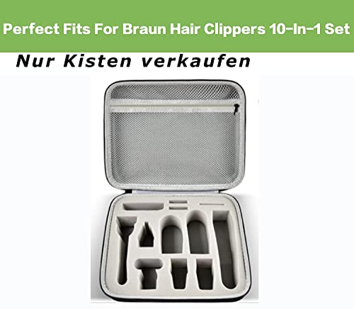Tasche für Braun Barttrimmer/Haarschneider Herren, Hülle für Braun Trimmer/Haarschneidemaschine & Rasierer 10-in-1 Set, Case für MGK7220 MGK5280 MGK7221 MGK3242 Bartschneider Haarschneider (nur Fall) - Image 4