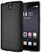 Diztronic Full Matte Black Flexible TPU Case for OnePlus One - Retail Packaging