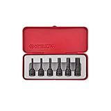 Boquillas de destornillador de impacto 6 pares 3/8" (9,53 mm) (4 – 5 – 6 – 8 – 10 – 12)