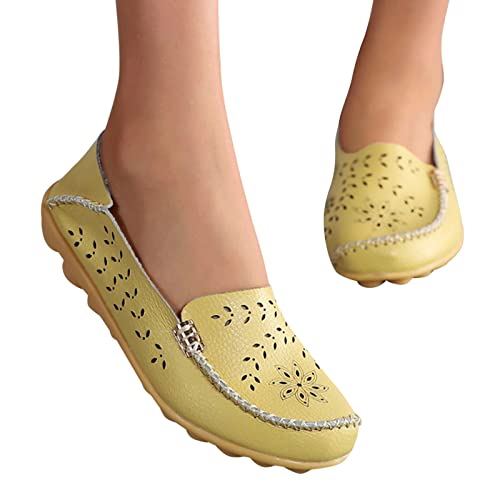 Chaussures flats dentelle respirable mollet large mode décontractée