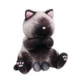 Siamese Cat Plush Pillow, Kawaii Kitten with Balls Stuffed Animals Soft Toy Doll Big Hugging Plushie