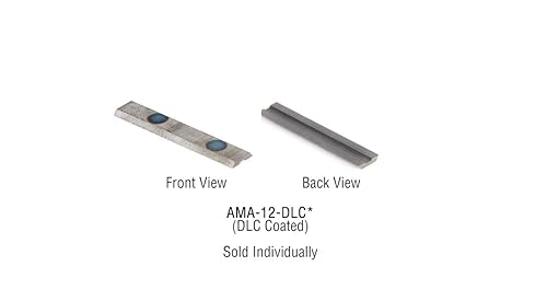 Miniatura 6 de Amana Tool - RCK-34 Carburo Sólido 2 Filos Cortantes Insertar Cuchillo de Uso General Madera, Chipb