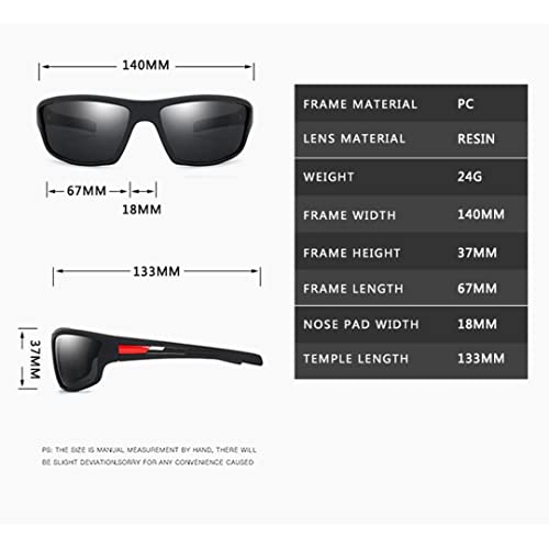 Óculos de Sol Masculino Polarizado Esporte Ciclismo Corrida UV400 (Modelo 01)