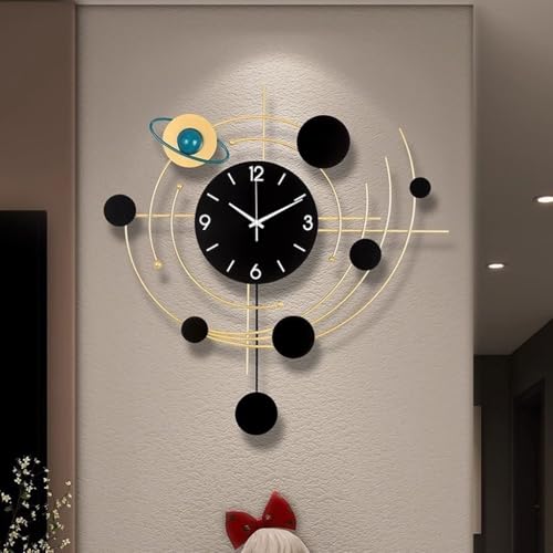 Horloge pour mur contre les murs vides salon déco originale