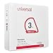 Universal 20748 Slant-Ring Economy View Binder, 3-Inch Capacity, White
