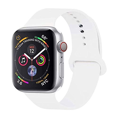 Correa de silicona suave para Apple Watch Series 5, 4, 3, 2, 1 Cover