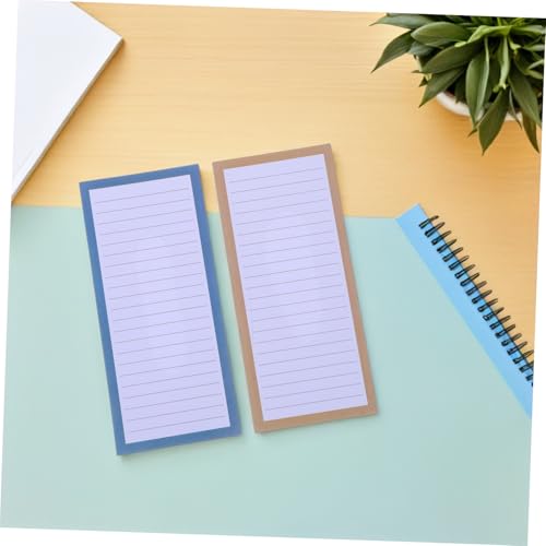 Papier lisse pour bloc-notes avec porte-stylo et aimant puissant de cuisine - 5