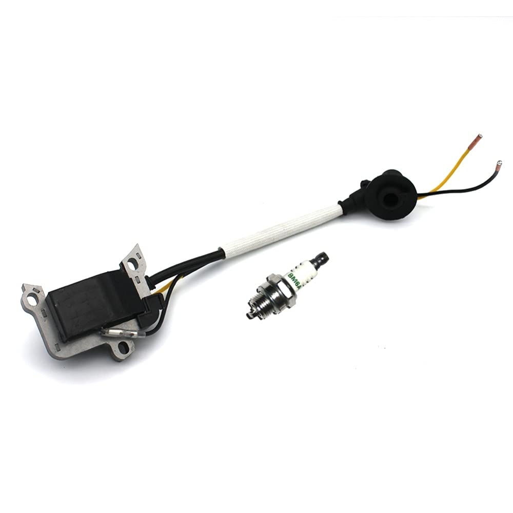 Módulo de Bobina de Encendido bujía BM6A para Stihl MS461 Motosierra Motor Magneto Piezas de Repuesto OEM # 1128400 1313 A (Color : Black)