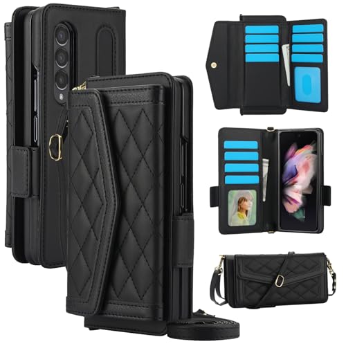 Étui portefeuille pour Samsung Galaxy Z Fold 3 5G éliminant le besoin d'un sac