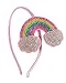 Bowbear Girls Womens Crystal Party Headband (Rainbow)