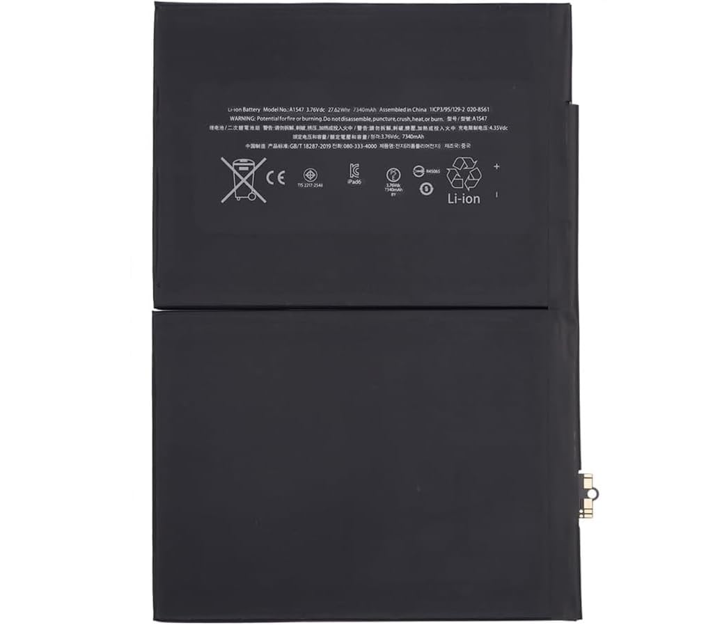 Batteria di ricambio compatibile con iPad Air 2 compatibile con iPad Air 2 A1566 A1567 ricaricabile a 0 cicli 7340 mAh mod. A1547