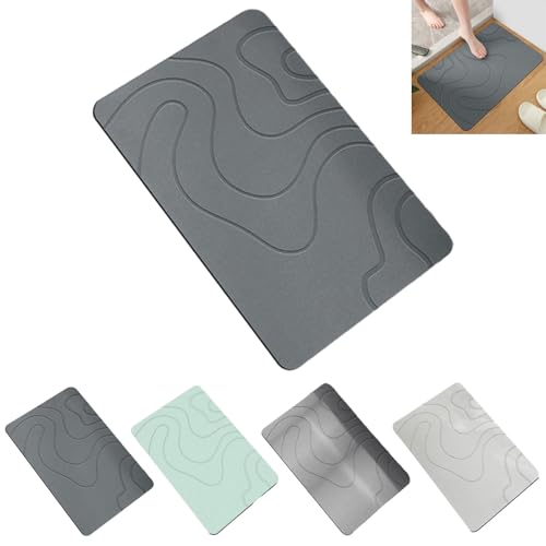 Genérico Alfombrilla de baño, Alfombrilla de baño, Piedra de diatomita, absorción de Agua
