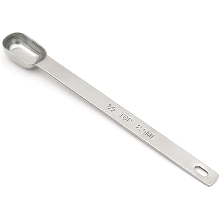 Amazon.com: 1/2 Teaspoon (2.5 mL) Long Handle Scoop for Measuring ...