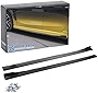 Xotic Tech 85.8 Inch/2.18M Car Lower Side Skirts Protect Rocker Panel Splitter Winglets Diffuser Bottom Line Extension Body Universal Fit Most Vehicles, 8Pcs/Set (Carbon Fiber Pattern)