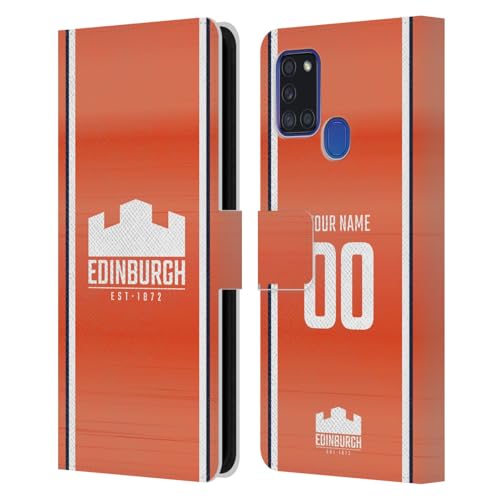 Samsung A21s Coque Edinburgh Rugby Étui Cuir pour Supporter