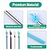 4pcs Telescopic Teachers Finger Pointer, Retractable Mini Hand Teaching Stick for Classroom Presentation Whiteboard Extendable Pointing Stick for Teachers Speakers (4 Colors)